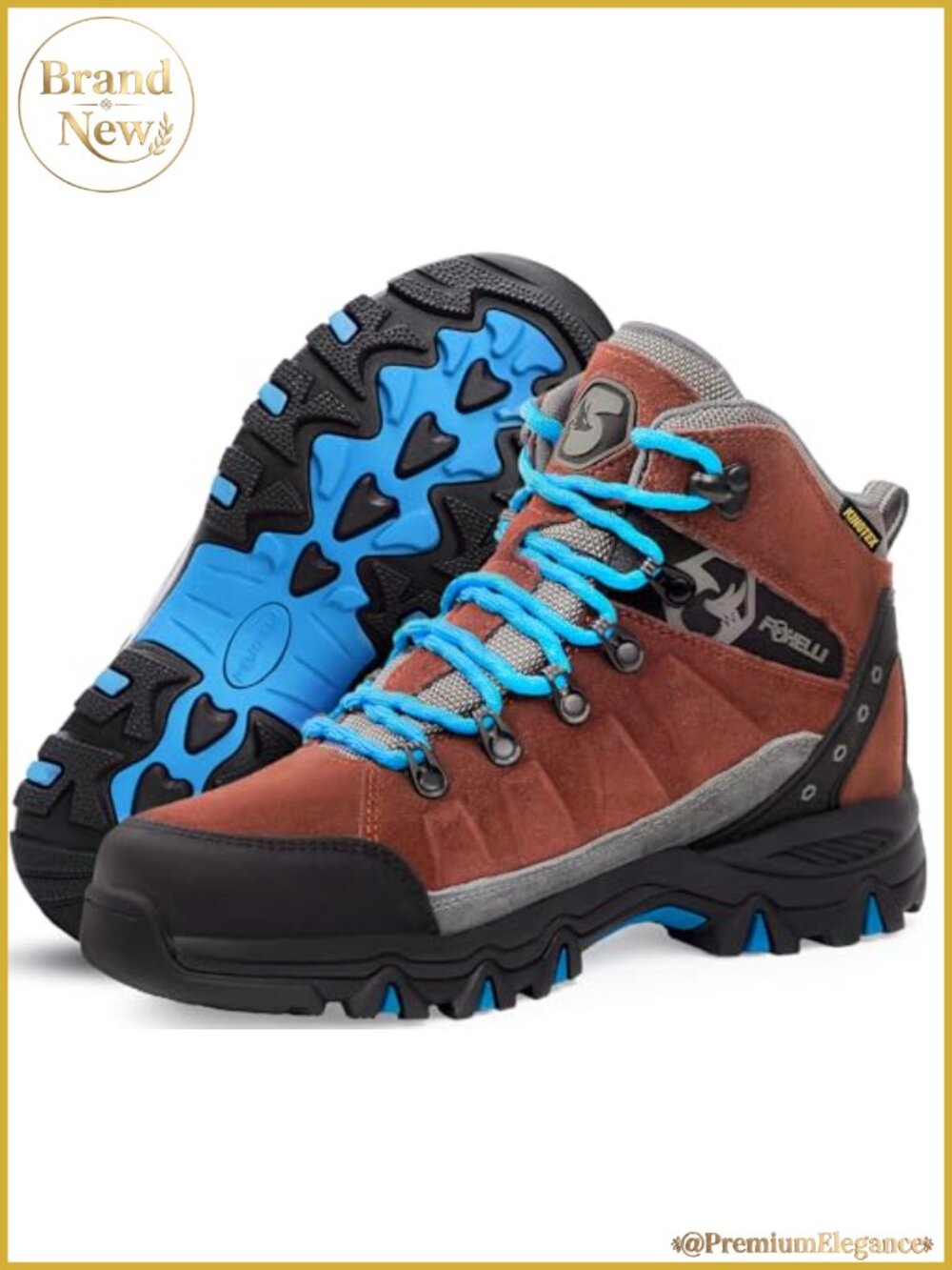Waterproof Suede Leather Hiking Boots Ankle Support Trail